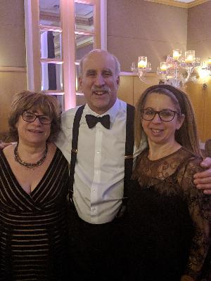 Jeff with his sisters Robbie and Judy in 2018.